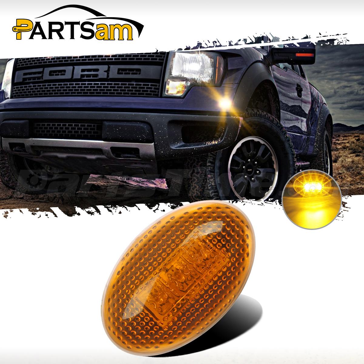 For 9910 Ford F350 Side Amber Fender Marker Dually Bed LED Replacement