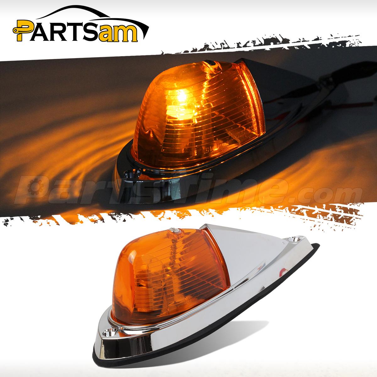 Universal Single Teardrop Style Amber Cab Roof CLEARANCE Marker Light