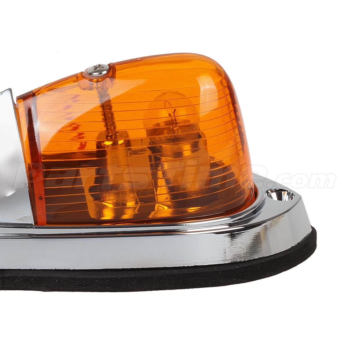 Universal Single Teardrop Style Amber Cab Roof CLEARANCE Marker Light