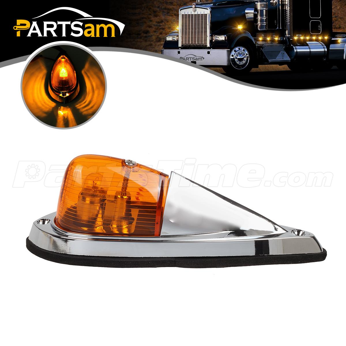 Universal Single Teardrop Style Amber Cab Roof CLEARANCE Marker Light