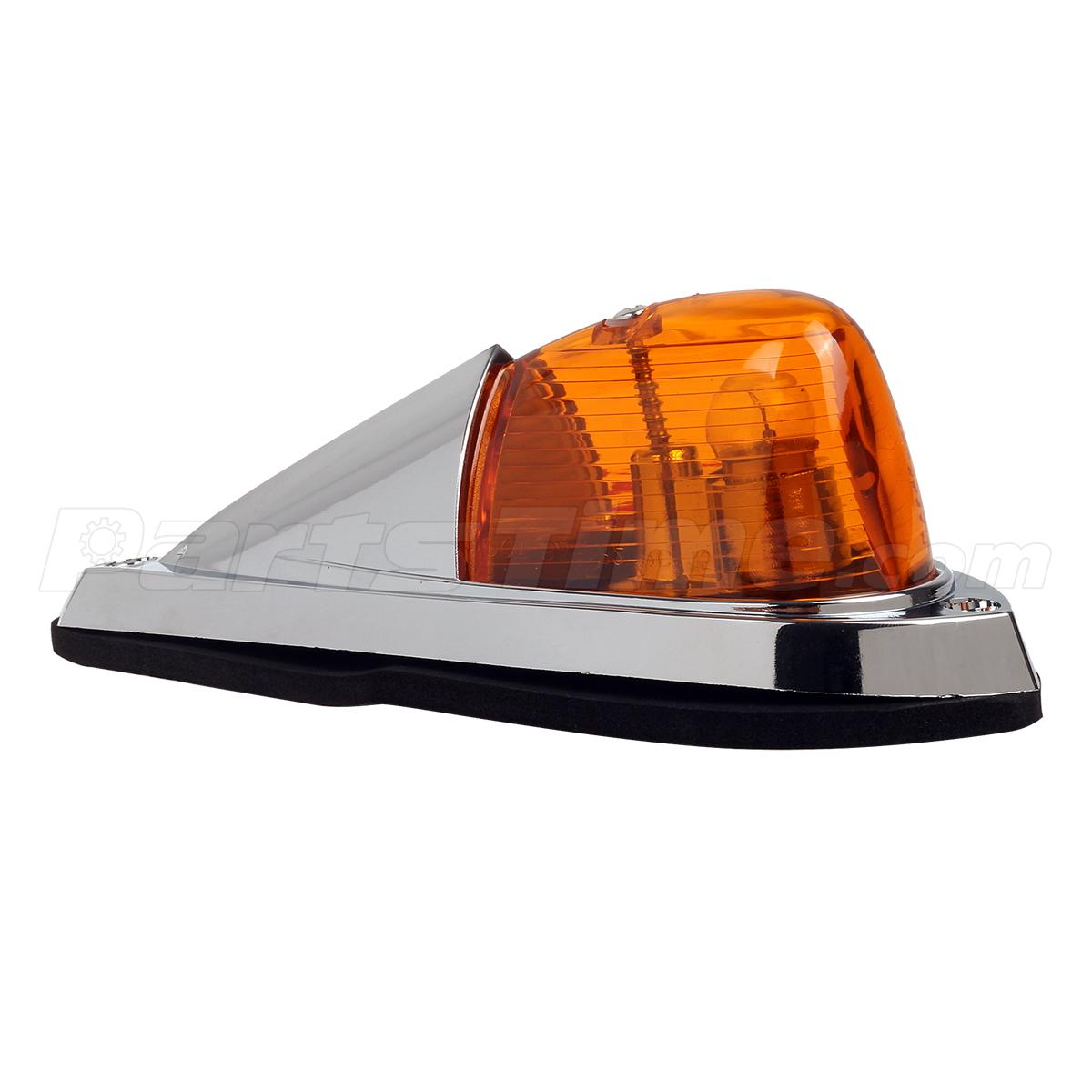 Universal Single Teardrop Style Amber Cab Roof CLEARANCE Marker Light