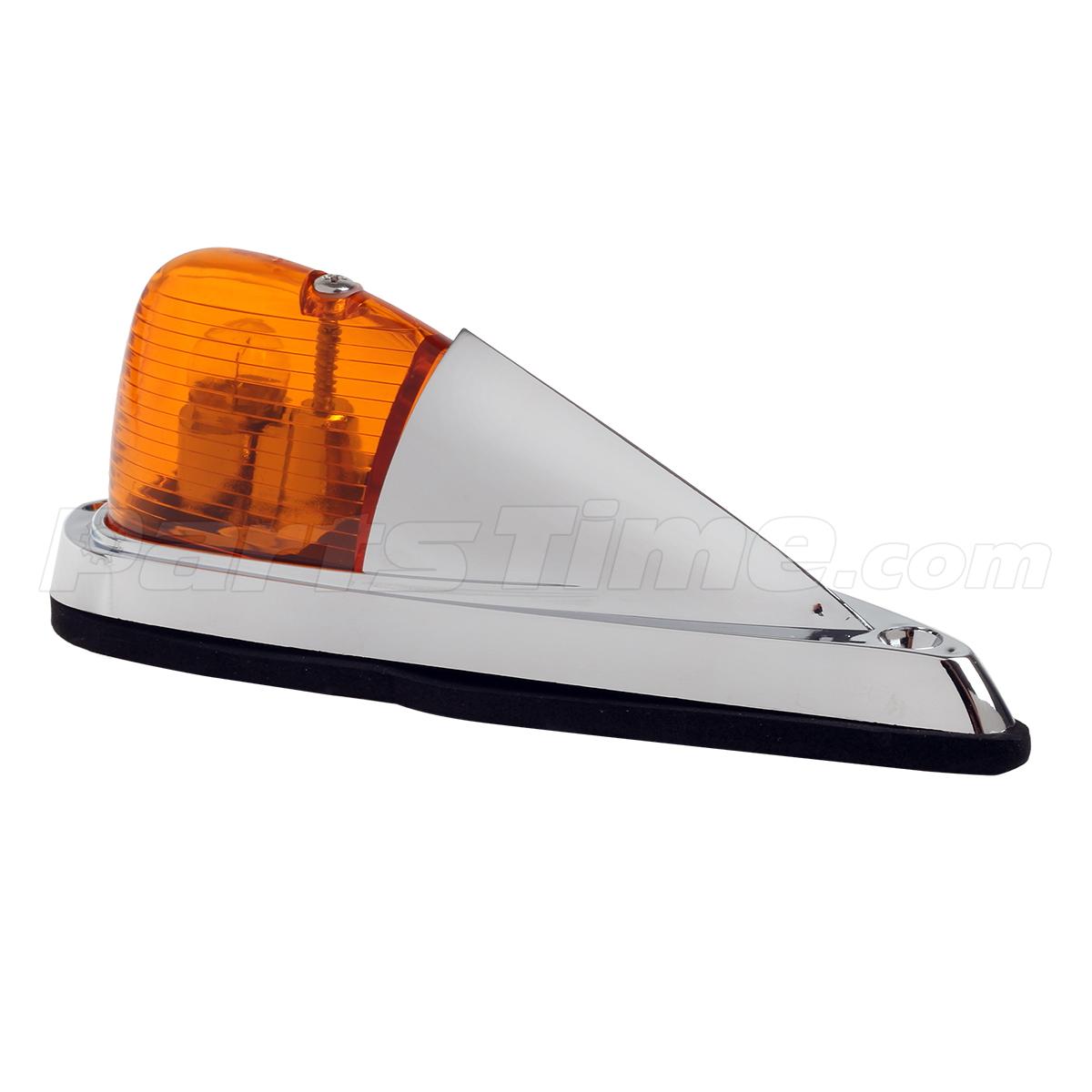 Universal Single Teardrop Style Amber Cab Roof CLEARANCE Marker Light