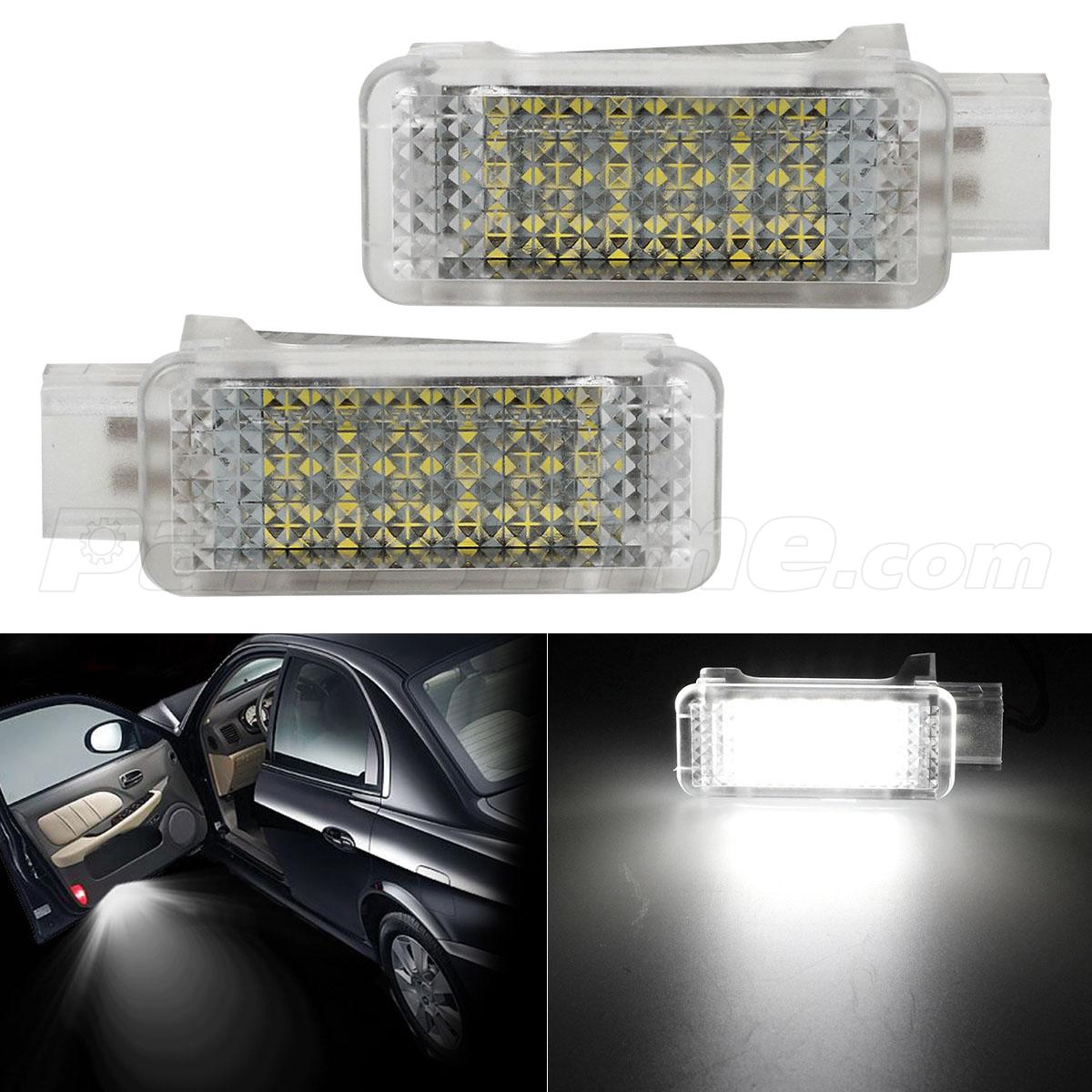 2x White Error Free LED Door Courtesy Puddle Light for Audi A3 A4 A5 A6 A7 A8 eBay