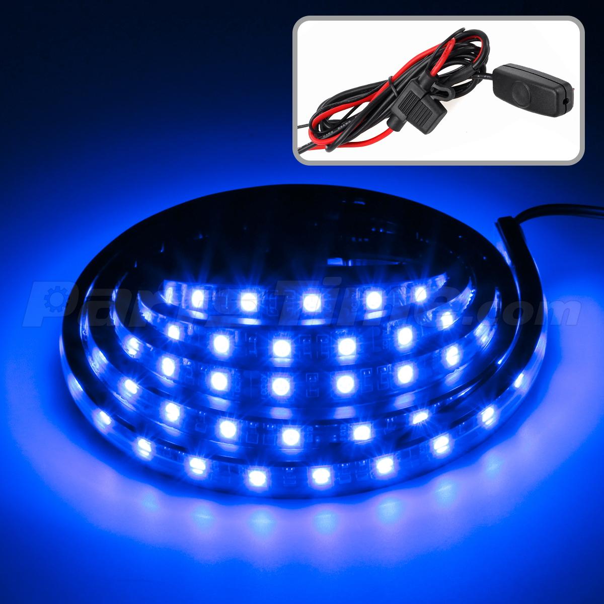 Running Board Led Light Kit For Super Cab/Custom Made/Blue 905050SMD