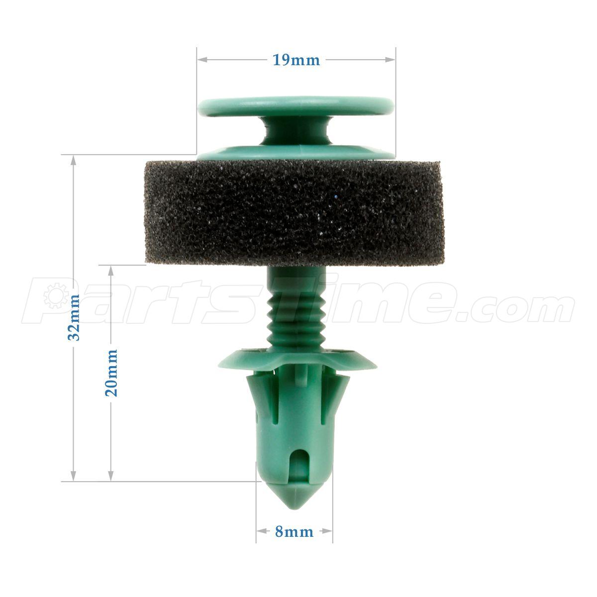 10pcs Door Quarter Trim Clips Retainer Fastener for 20002005 Cadillac